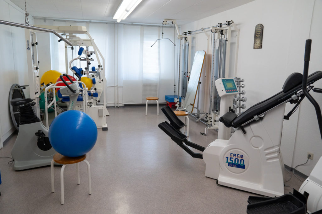 Trainingsgeräte Trainingsbereich Osteopathie Ludwigshafen